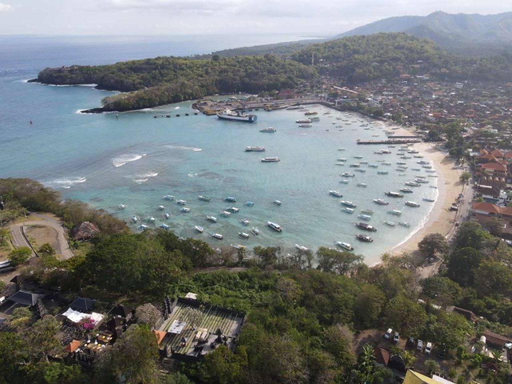 baie vue d'en haut